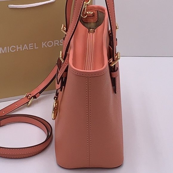 Michael Kors Xs Cryl Conv Tz Tote Sherbert Leather - Picture 14 of 16